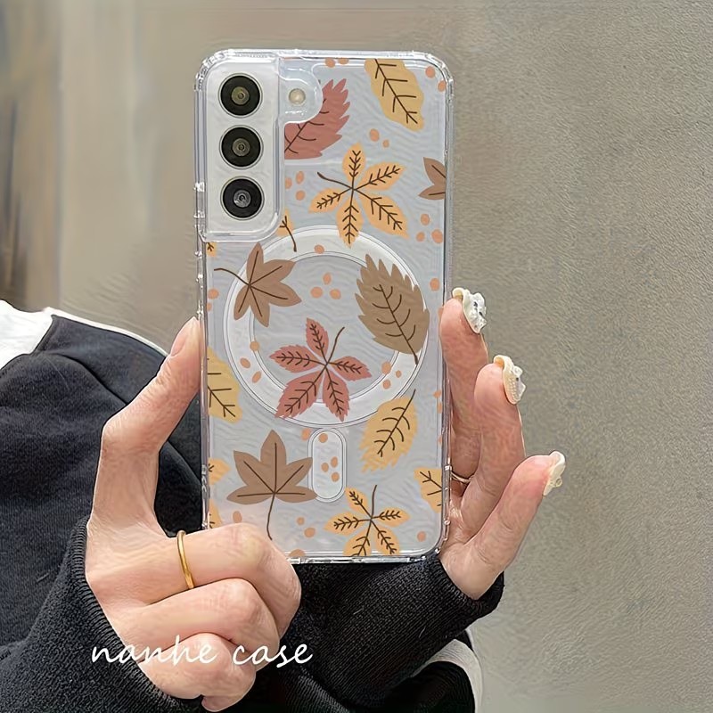 Phone Cases Magsafe - 메이플 리프 패턴 폰 케이스 삼성