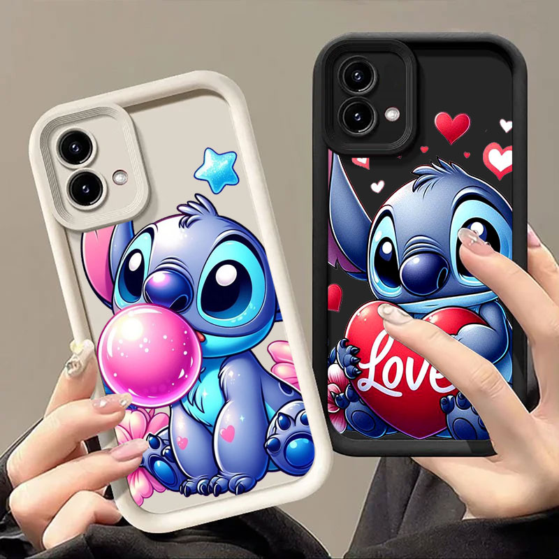 Phone Cases For Motorola - 귀여운 스티치 러브 폰 케이스 (모토로라
