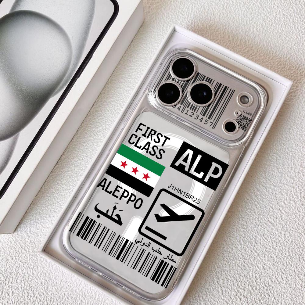Phone Cases Magsafe - 비행기 여행 티켓 시리아 아이폰 17-12
