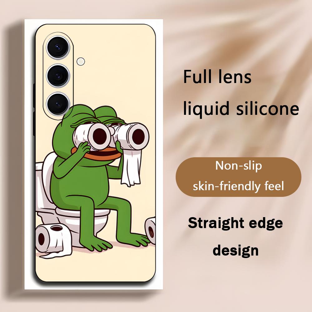 Phone Cases Black - 슬픈 개구리 페페 멋진 삼성 갤럭시