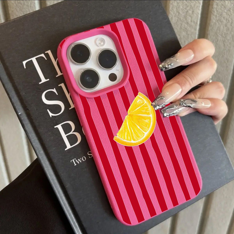 Phone Cases Xr - 패션 레몬 패턴 TPU 실리콘 폰