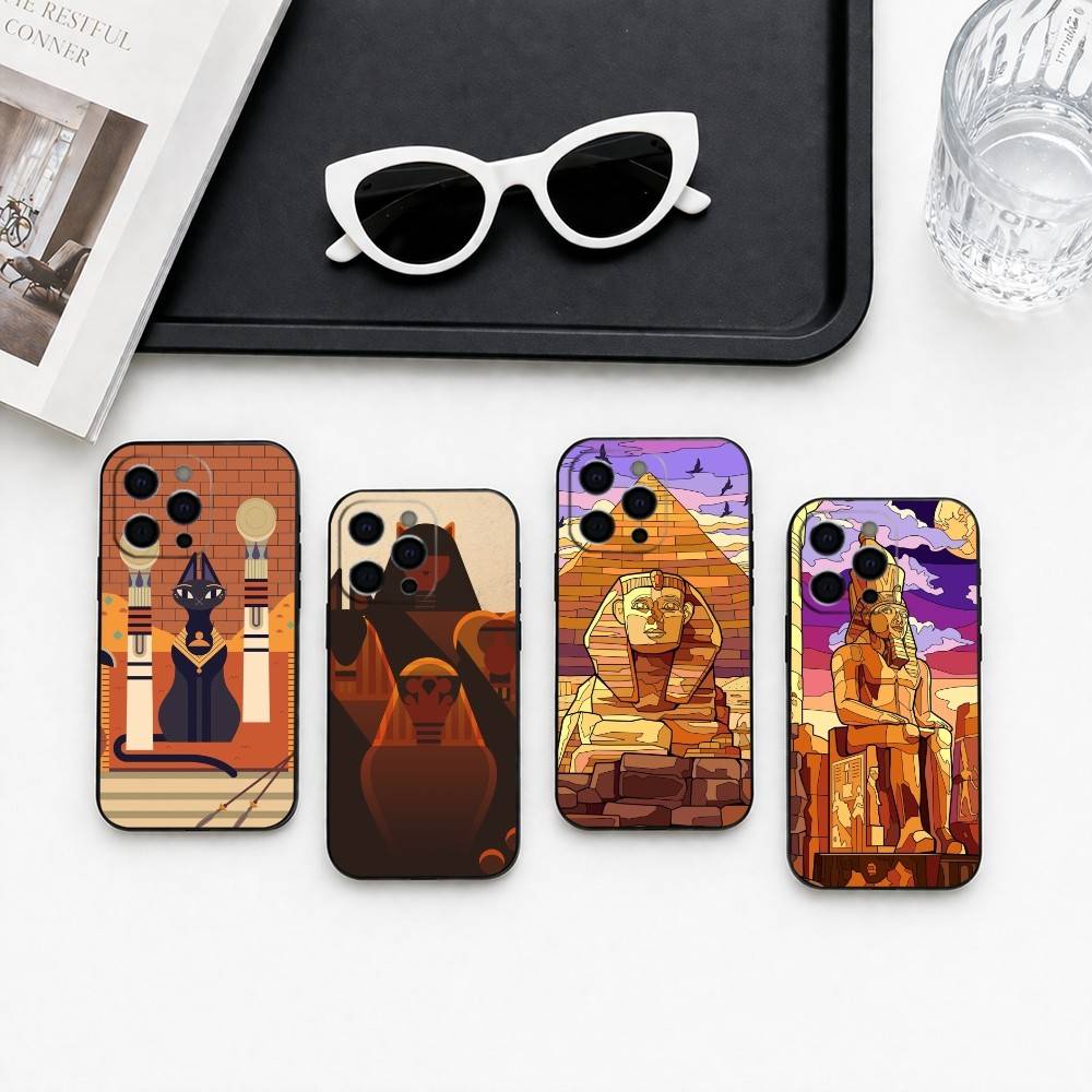 Phone Cases Egypt - 미스테리어스-시 이집트 고대 문화 실리콘 소프트