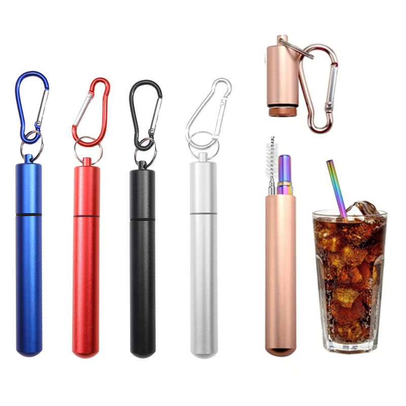 Phone Cases The Dairy - 재사용 가능한 텔레스코픽 빨대 스테인레스 스틸