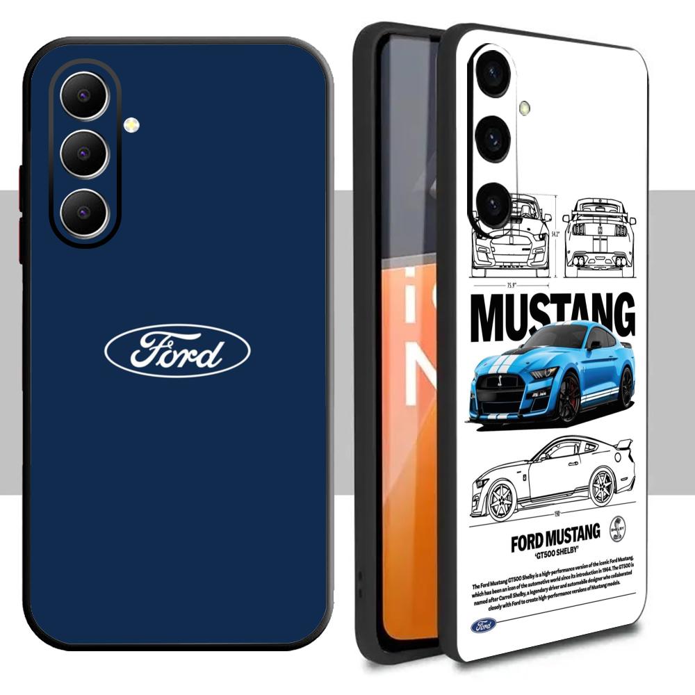 Phone Cases Black - 슈퍼 브랜드 자동차 F-포드 로고 폰