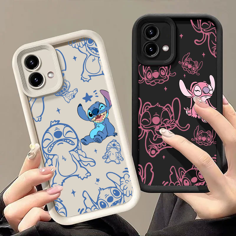 Phone Cases For Motorola - 스티치와 엔젤 만화 캐릭터 모토로라 모토