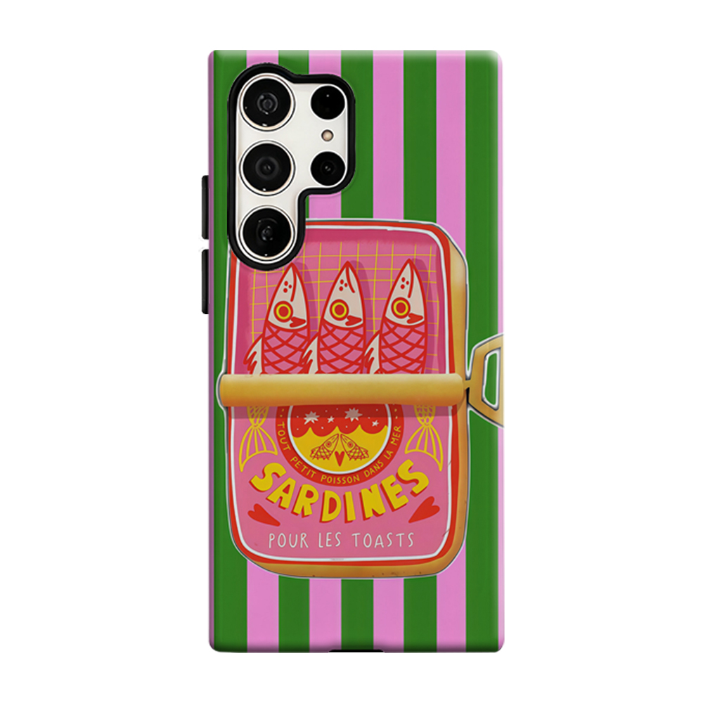 Phone Cases You Can Customize - 핑크 정어리 캔 폰 케이스 삼성