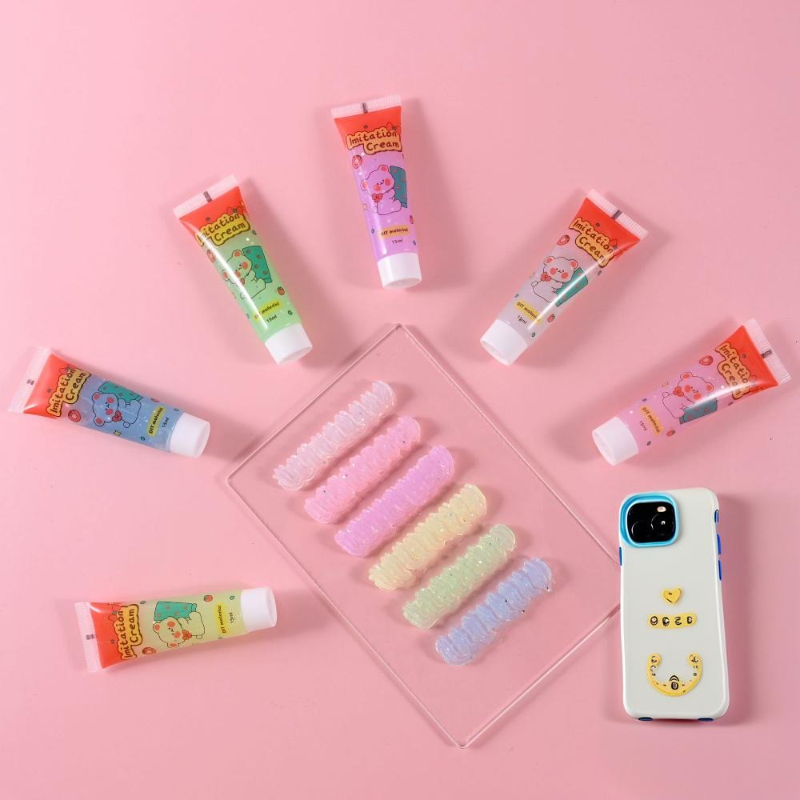 Phone Cases Youtube - 15g 크리스탈 투명 튜브 젤리 테이프