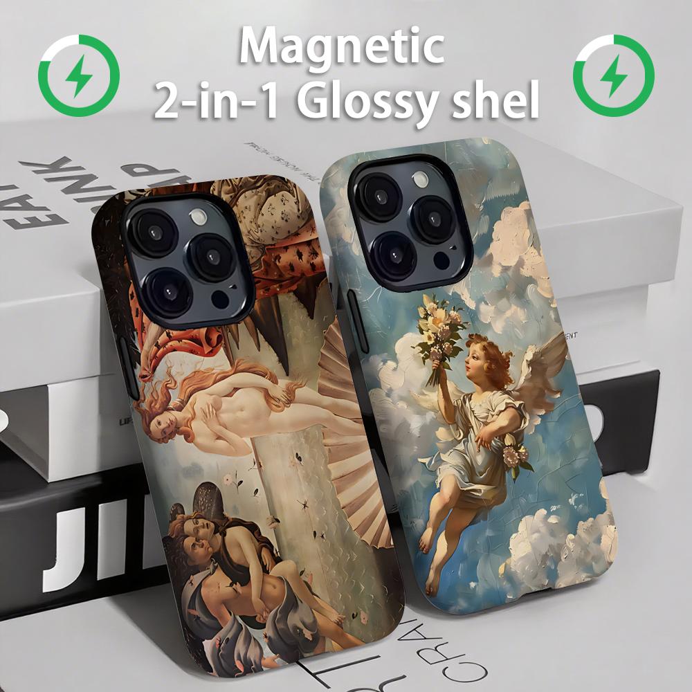 Phone Cases Art - 르네상스 예술 그림 휴대폰 케이스 마그네틱