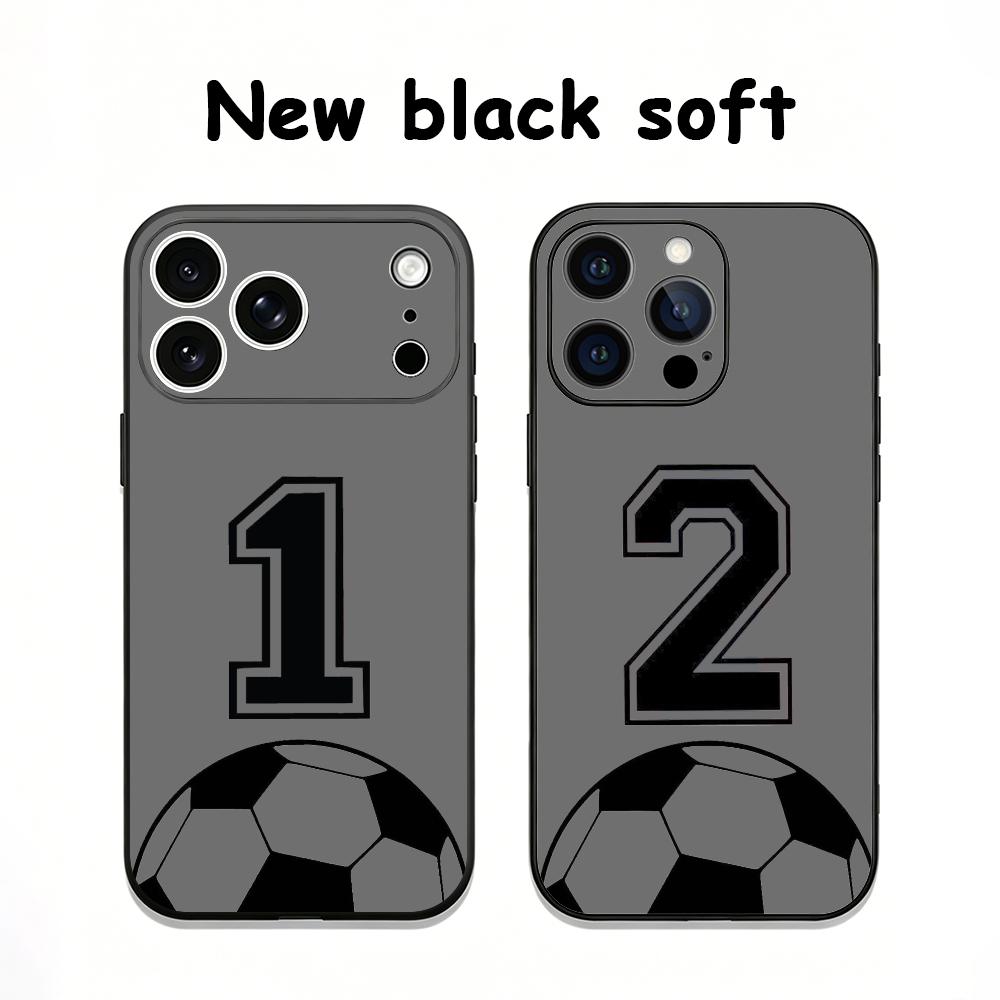 Phone Cases You Can Customize - 축구 번호 맞춤형 폰 케이스, 부드러운