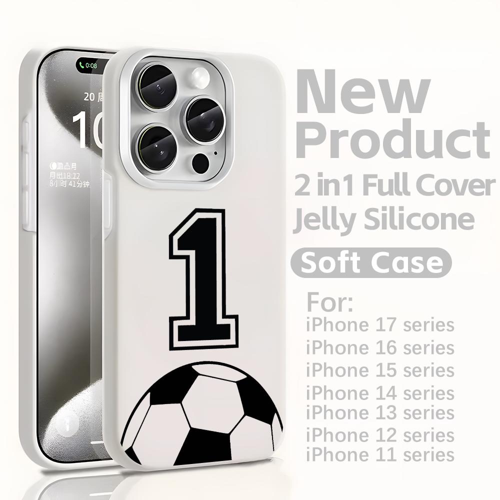 Phone Cases You Can Customize - 축구 핫 넘버 맞춤형 아이폰 17