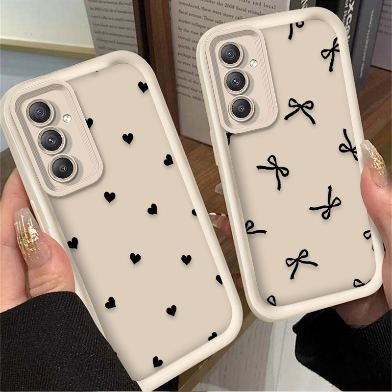 블랙 러브 하트 보우노트 케이스 (삼성 갤럭시 A20  - Phone Cases For Samsung 리뷰 및 가격