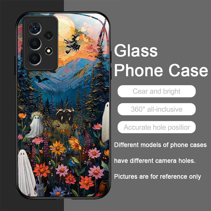 재미있는 유령 추상 예술 패턴 강화유리 폰 케이스 삼성 - Phone Cases Art 리뷰 및 가격