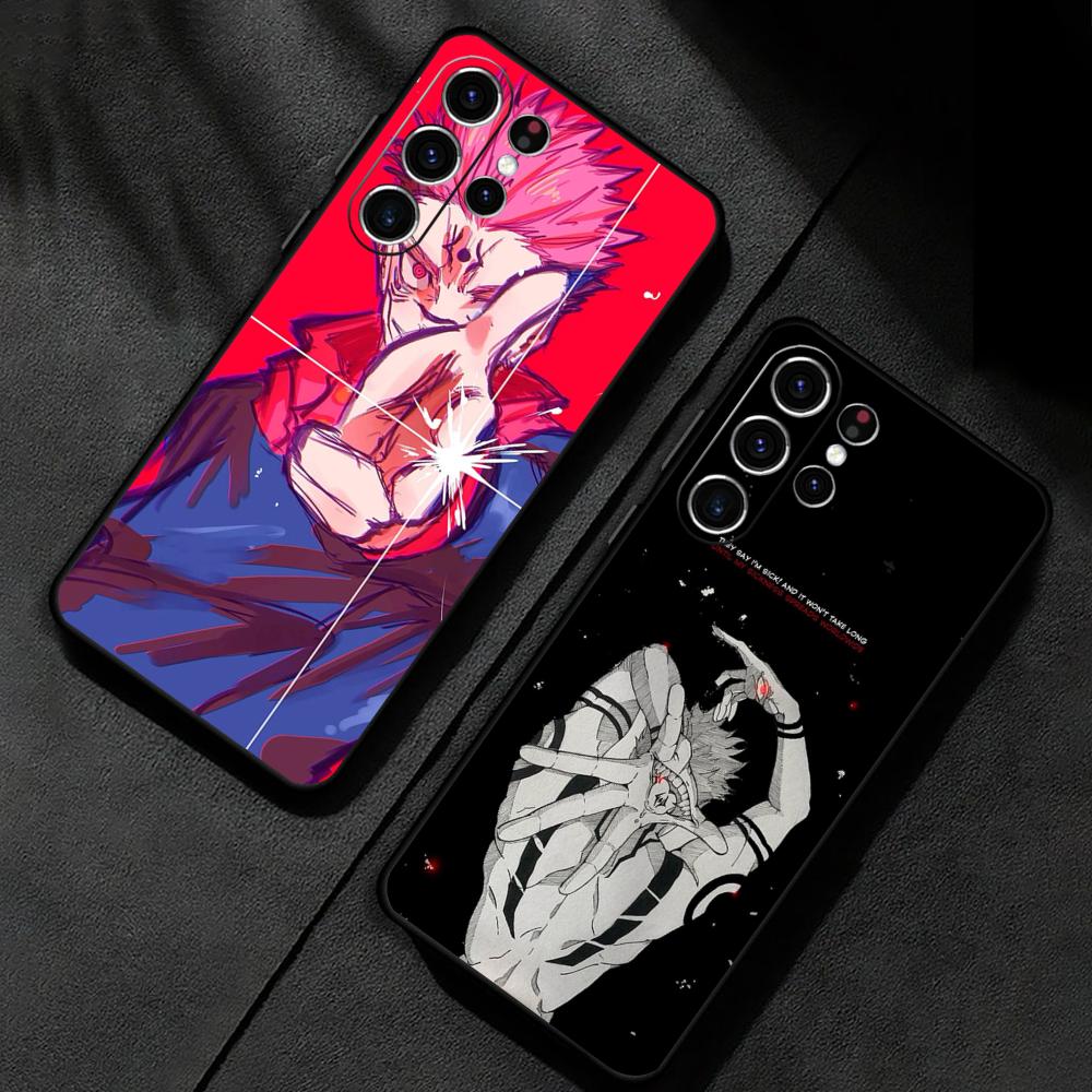 J-Jujutsues Sukuna 쿨 카이센 폰 케이스 - Phone Cases Black 리뷰 및 가격