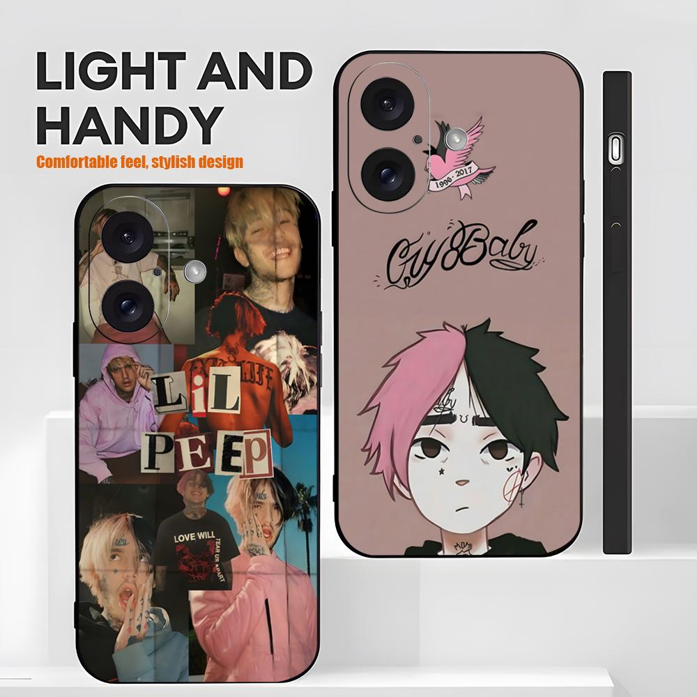 L-Lil Peep 유명 스타 인기 아이폰 케이스 (아 - Phone Cases Black 리뷰 및 가격