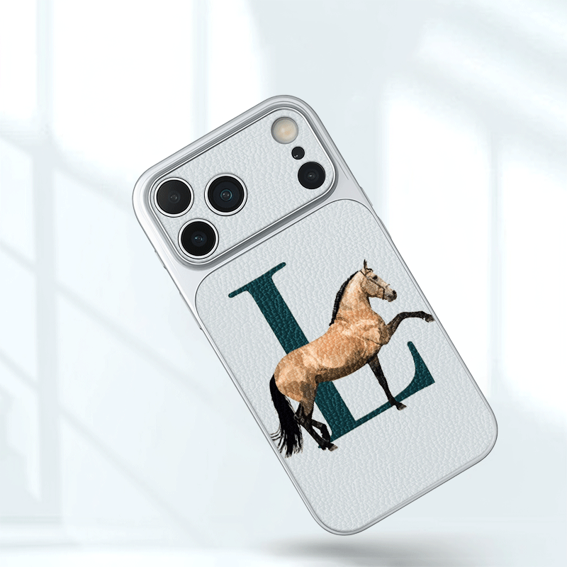 탄 호스 니어 레터 L 가죽 패턴 폰 케이스 (아이폰  - Phone Cases Near 리뷰 및 가격
