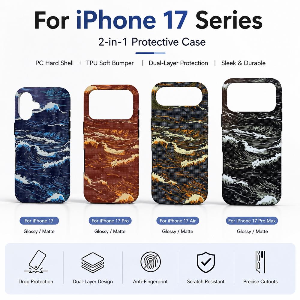 럭셔리 카본 파이버 바다 물결 질감 맥세이프 폰 케이스 - Phone Cases Magsafe 리뷰 및 가격