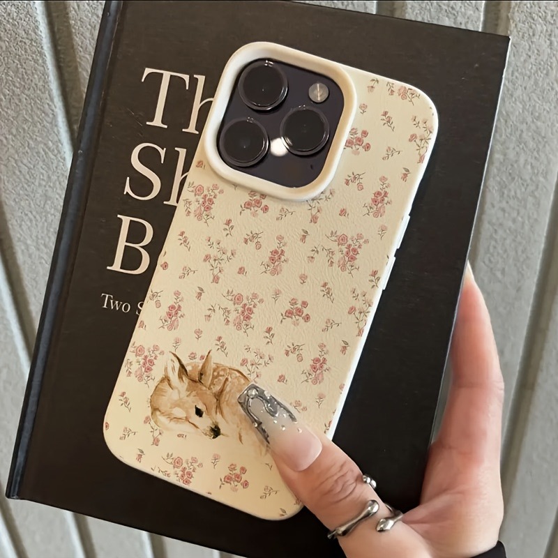 귀여운 사슴과 꽃무늬 디자인의 리치 폰 케이스 (아이폰 - Phone Cases Art 리뷰 및 가격