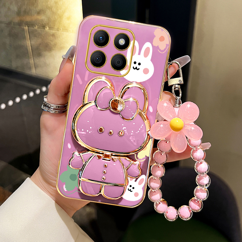X 6A 꽃 스트랩 토끼 메이크업 거울 전화 홀더 케이 - Phone Cases Rimowa 리뷰 및 가격