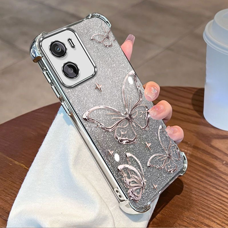 모토로라 모토 G06 파워 케이스용 글리터 도금 보호  - Phone Cases For Motorola 리뷰 및 가격