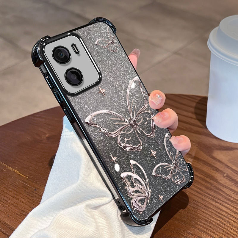 모토로라 모토 G06 파워 케이스용 글리터 도금 보호  - Phone Cases For Motorola 리뷰 및 가격