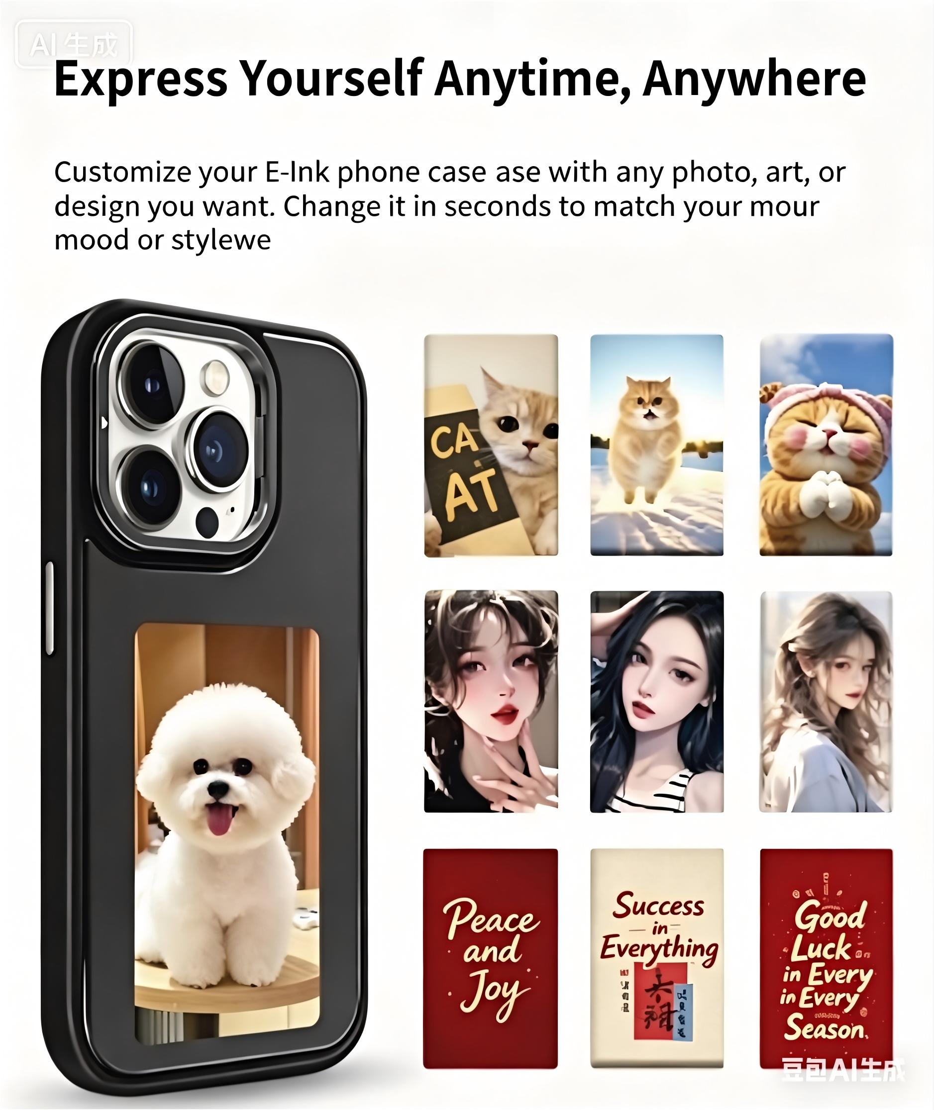 NFC 스마트 E-잉크 폰 케이스 DIY 개인 맞춤형  - Phone Cases With Pictures 리뷰 및 가격