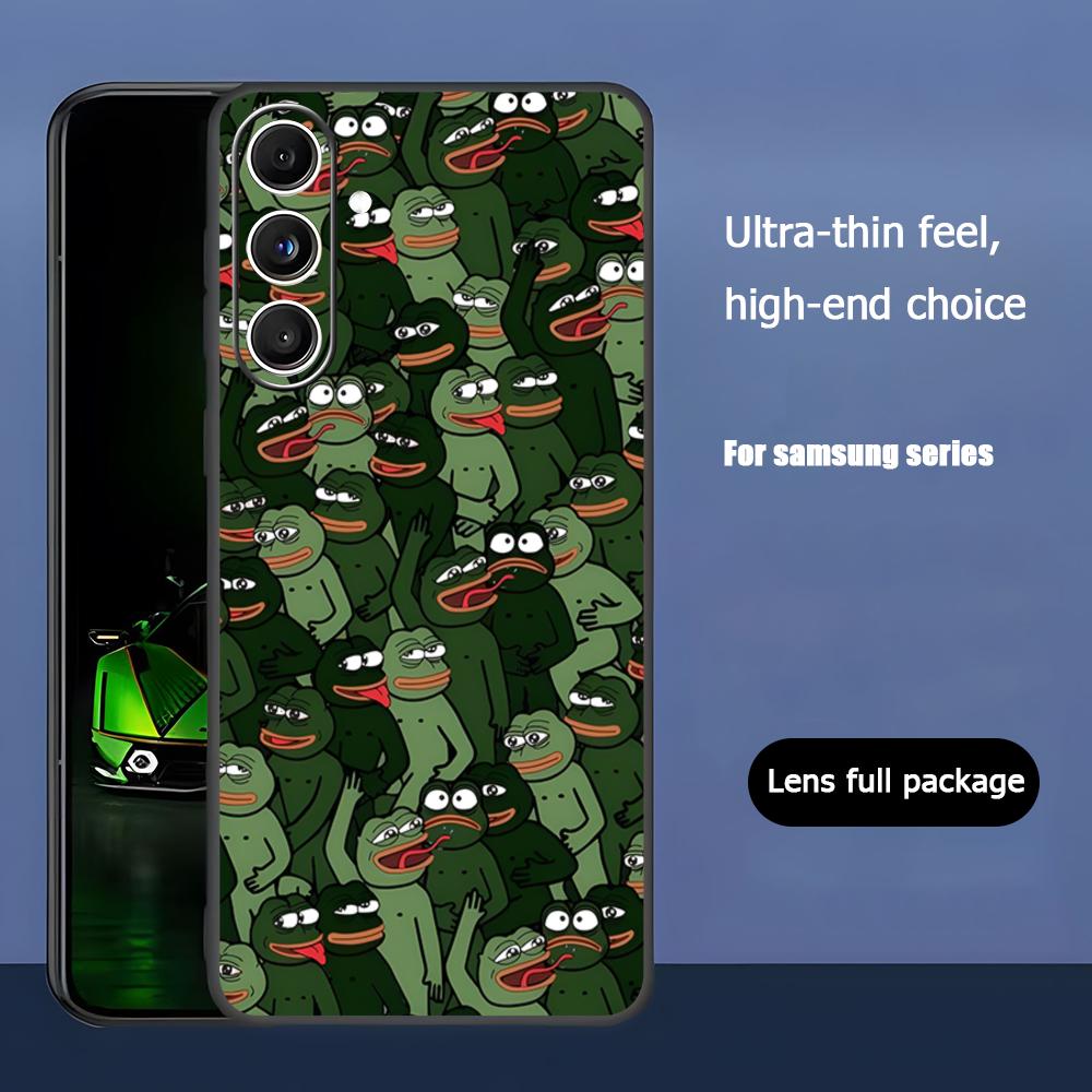 슬픈 개구리 페페 멋진 삼성 갤럭시 S25 S24 S2 - Phone Cases Black 리뷰 및 가격