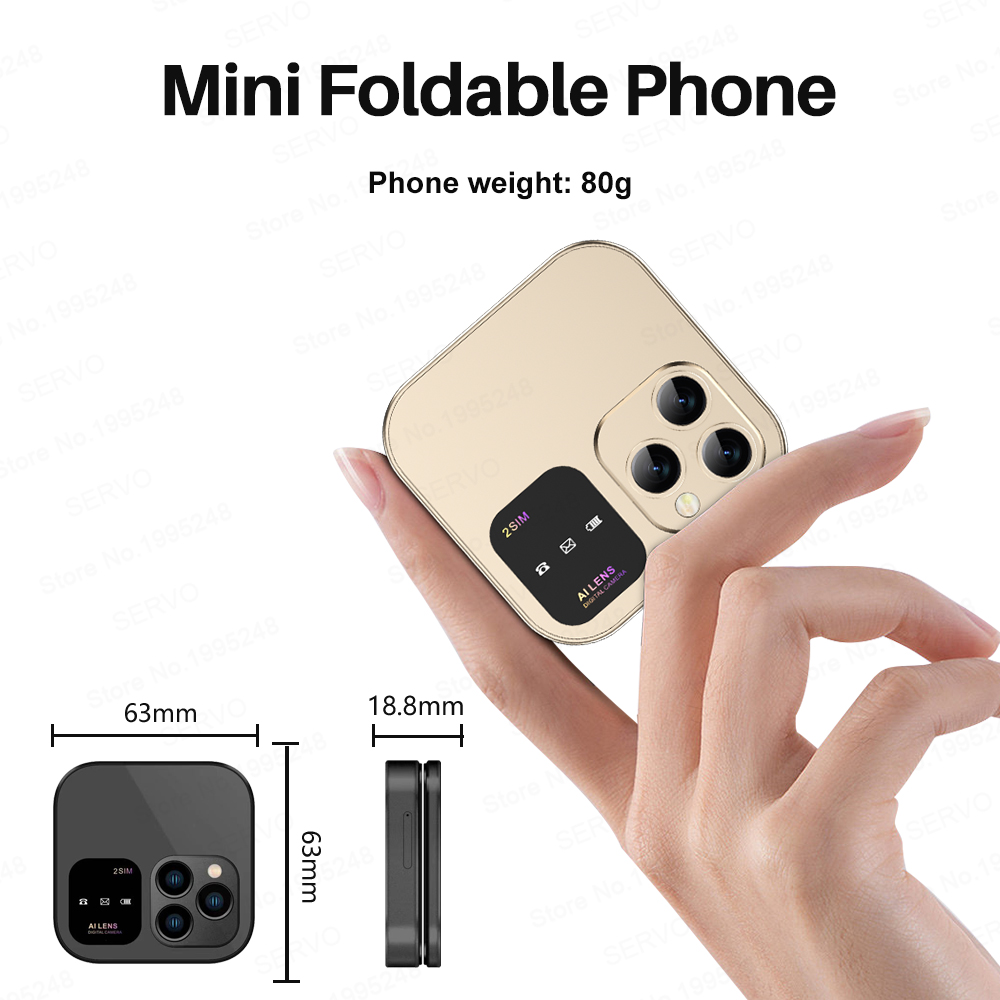 SERVO 2025 신형 미니 플립 휴대폰 FM 라디오 - Phone Cases Verizon 리뷰 및 가격