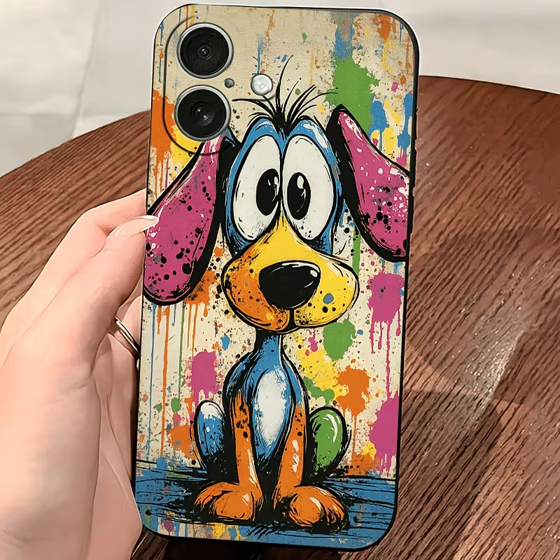 그래피티 컬러 강아지 TPU 폰 케이스 (아이폰 17, - Phone Cases Xr 리뷰 및 가격