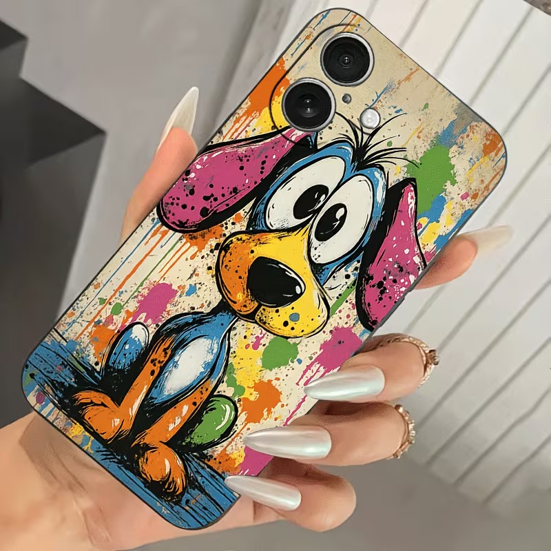 그래피티 컬러 강아지 TPU 폰 케이스 (아이폰 17, - Phone Cases Xr 리뷰 및 가격