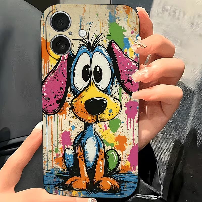 그래피티 컬러 강아지 TPU 폰 케이스 (아이폰 17, - Phone Cases Xr 리뷰 및 가격