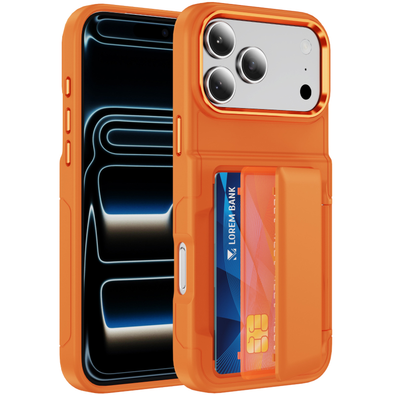 새로운 솔리드 컬러 무광 PC 지갑 카드 홀더 충격 방 - Phone Cases That Hold Cards 리뷰 및 가격
