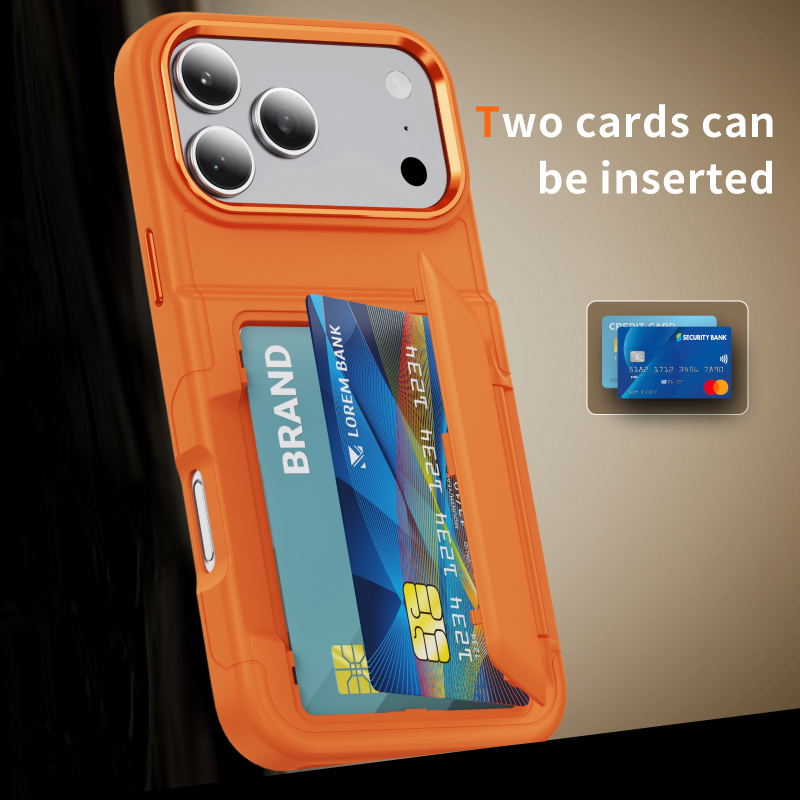새로운 솔리드 컬러 무광 PC 지갑 카드 홀더 충격 방 - Phone Cases That Hold Cards 리뷰 및 가격