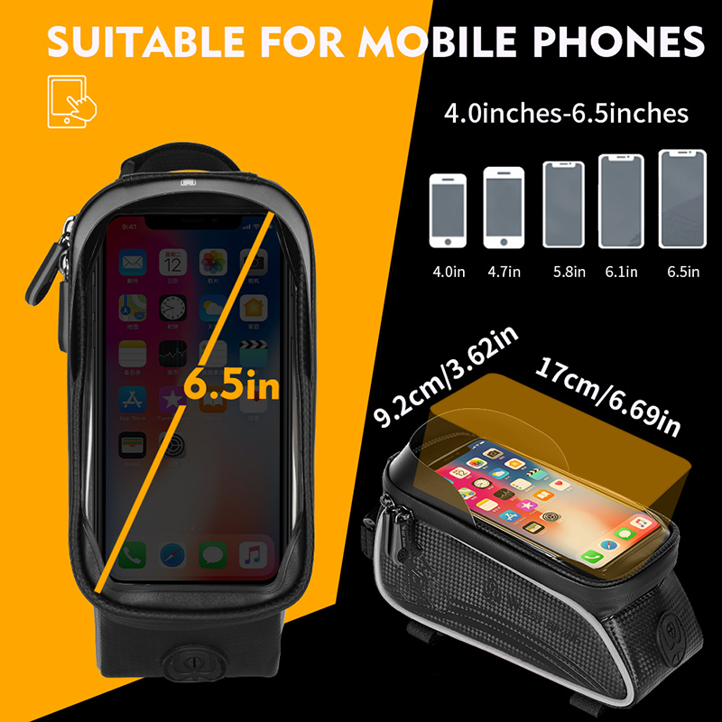 웨스트 바이킹 자전거 가방 사이클링 프론트 프레임 가방 - Phone Cases Youtube 리뷰 및 가격