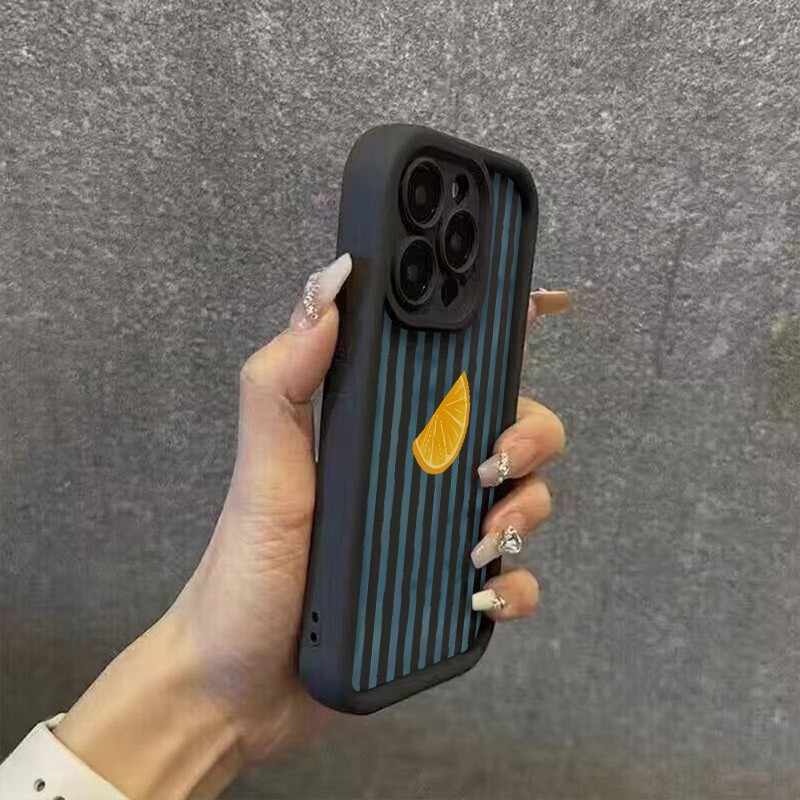 줄무늬 레몬 슬라이스 패턴 아이폰 17 16 15 14 - Phone Cases Xr 리뷰 및 가격