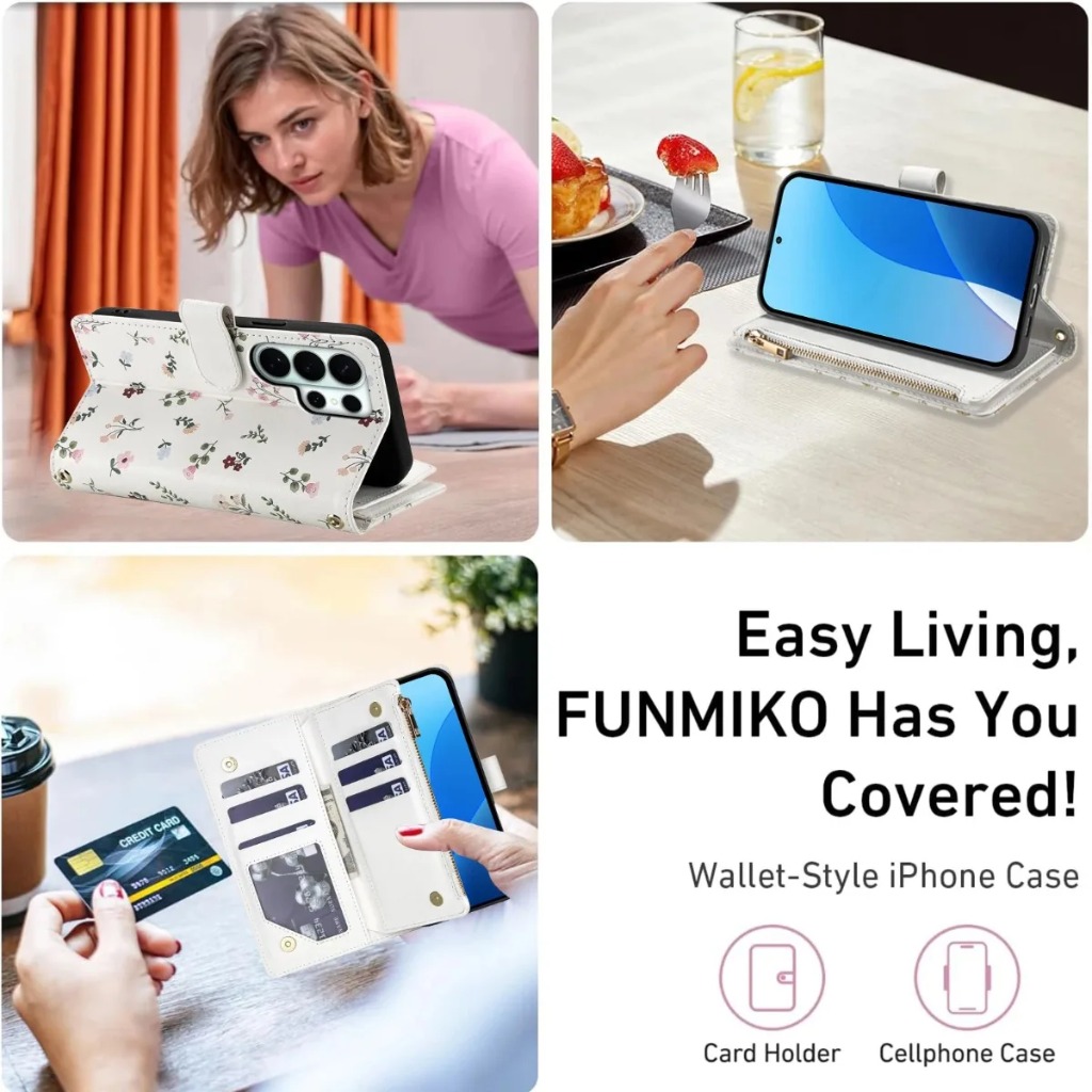 지퍼 카드 홀더 지갑 크로스바디 폰 케이스 손목 스트랩 - Phone Cases That Hold Cards 리뷰 및 가격