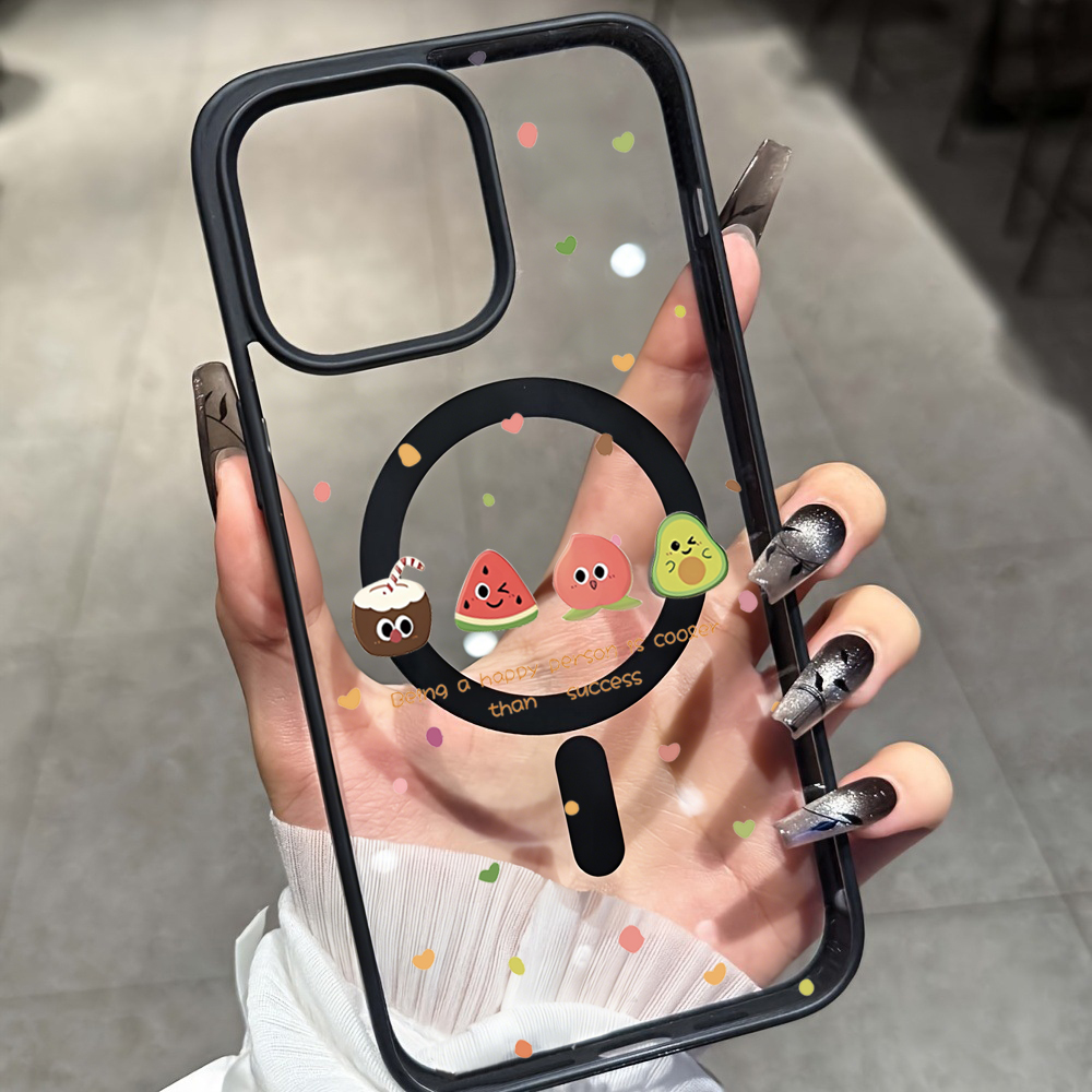 Cute Cherry Fruit Clear Case F - Phone Cases Magsafe 리뷰 및 가격