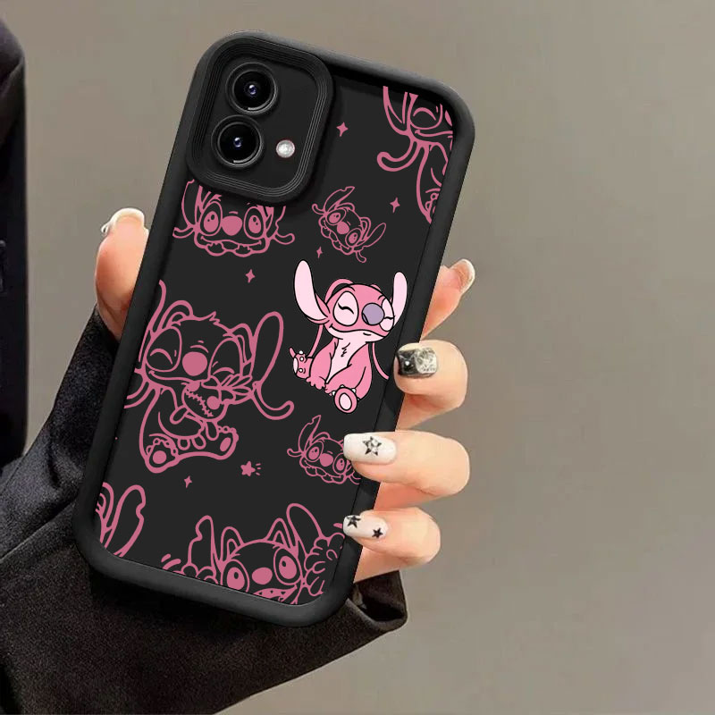 스티치와 엔젤 만화 캐릭터 모토로라 모토 G06 G56 - Phone Cases For Motorola 리뷰 및 가격