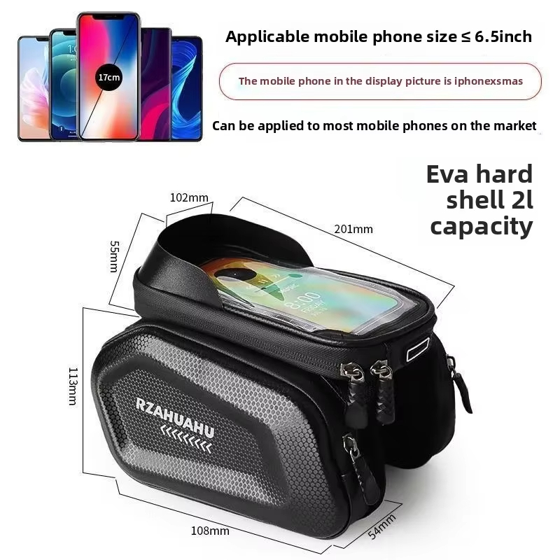 자전거 가방 자전거 상단 프레임 가방 터치스크린 폰 홀 - Phone Cases Youtube 리뷰 및 가격