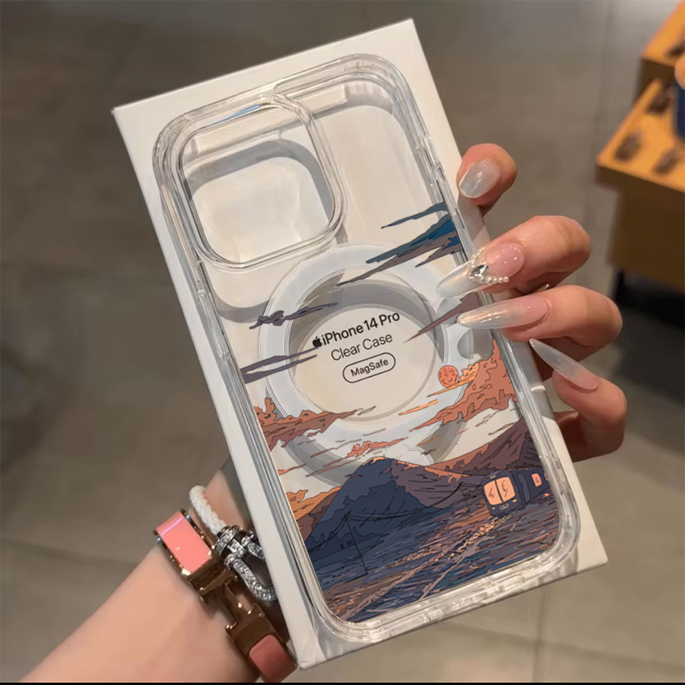 선셋 패턴 패션 폰 케이스 아이폰 17 Pro 16 1 - Phone Cases Magsafe 리뷰 및 가격