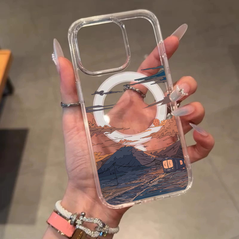 선셋 패턴 패션 폰 케이스 아이폰 17 Pro 16 1 - Phone Cases Magsafe 리뷰 및 가격