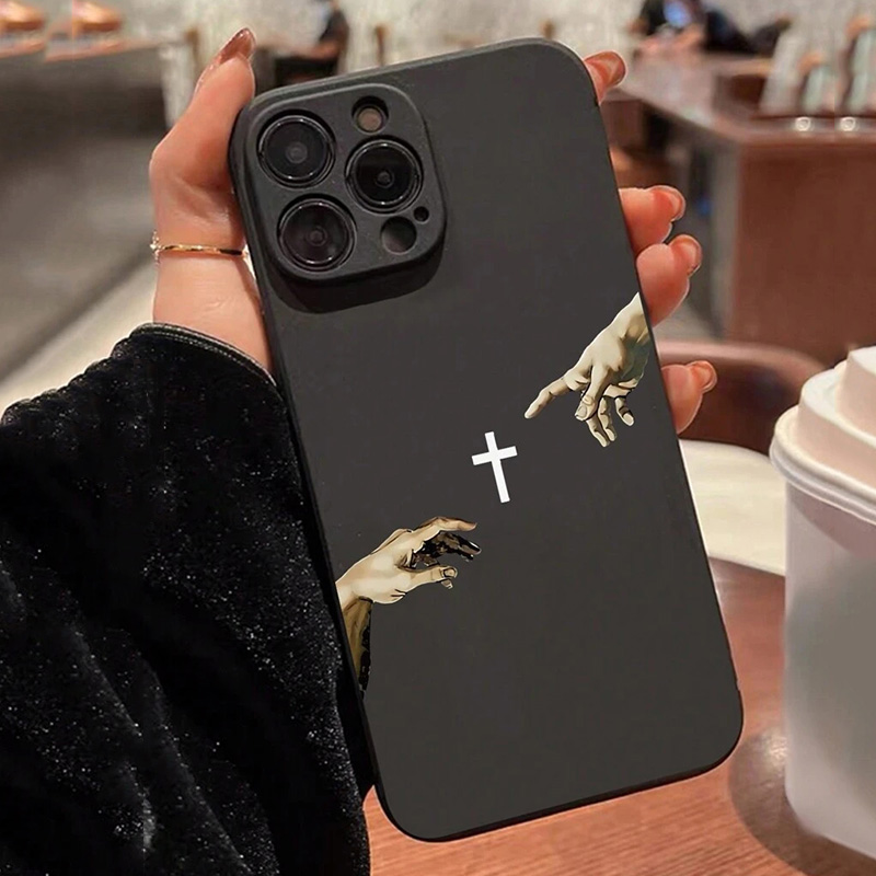 예수 십자가 페인트 전화 케이스 IPhone 16e 1 - Phone Cases Jesus 리뷰 및 가격
