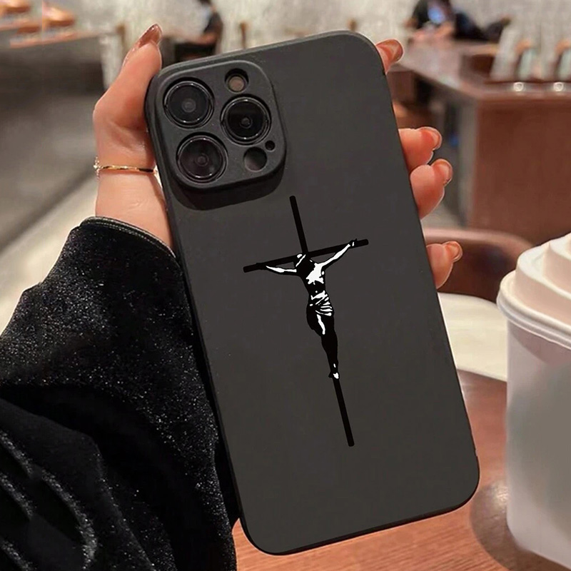 예수 십자가 페인트 전화 케이스 IPhone 16e 1 - Phone Cases Jesus 리뷰 및 가격