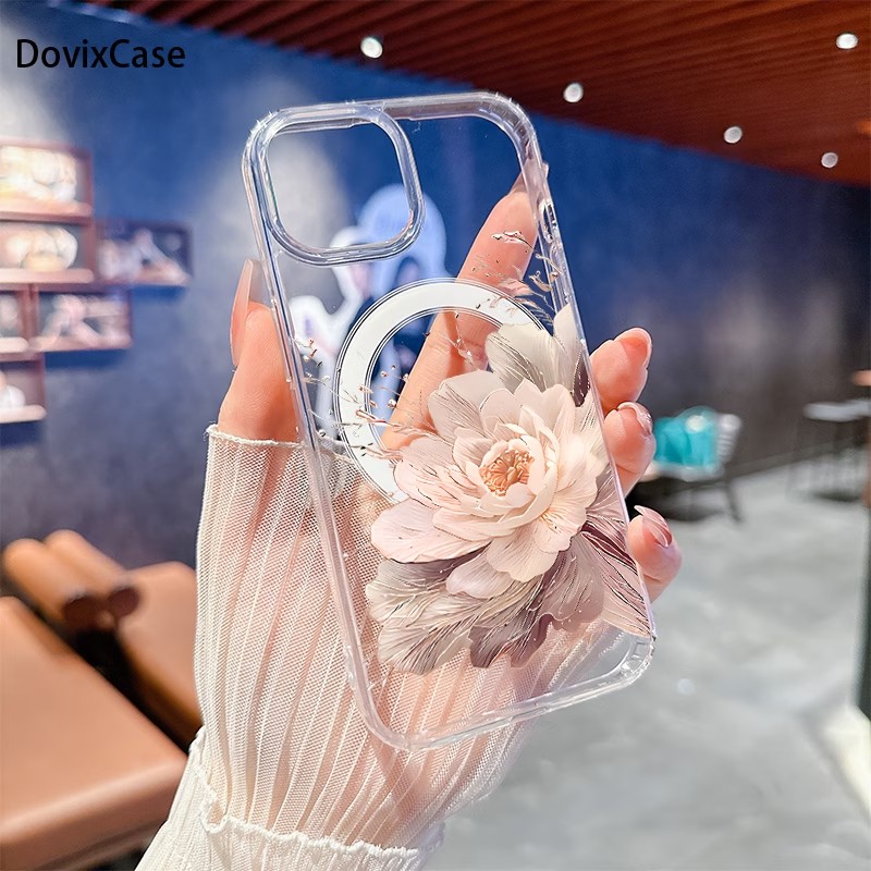 빈티지 작약 패턴 아이폰 17 16 15 14 13 1 - Phone Cases Magsafe 리뷰 및 가격
