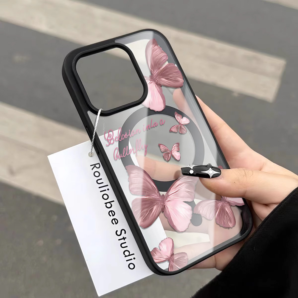 멀티 파우더 나비 디자인 아이폰 16 15 14 플러스 - Phone Cases Magsafe 리뷰 및 가격