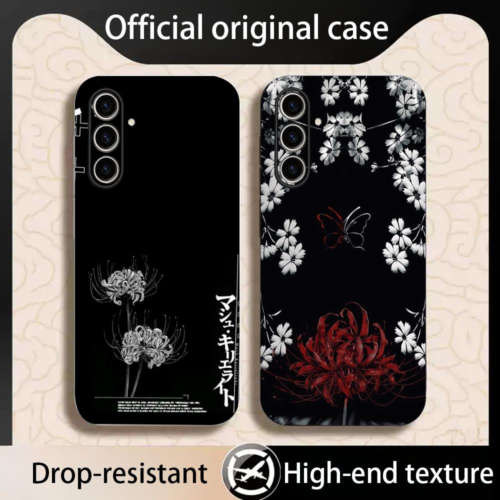 레드 스파이더 릴리 일본 예술 패션 디자인 삼성 갤럭시 - Phone Cases Art 리뷰 및 가격