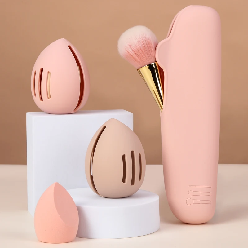 1Pcs 메이크업 스폰지 홀더 친환경 실리콘 멀티 홀  - Phone Cases The Dairy 리뷰 및 가격