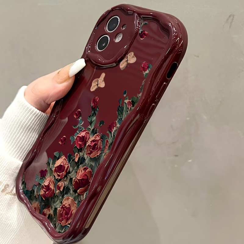 레트로 유화 꽃무늬 아이폰 17 16 14 Pro Ma - Phone Cases Art 리뷰 및 가격