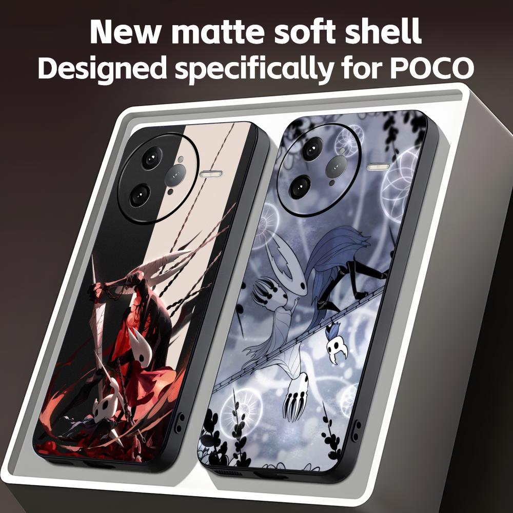 핫 게임 홀로우 나이트 실크송 샤오미 포코 M7 M6  - Phone Cases Black 리뷰 및 가격