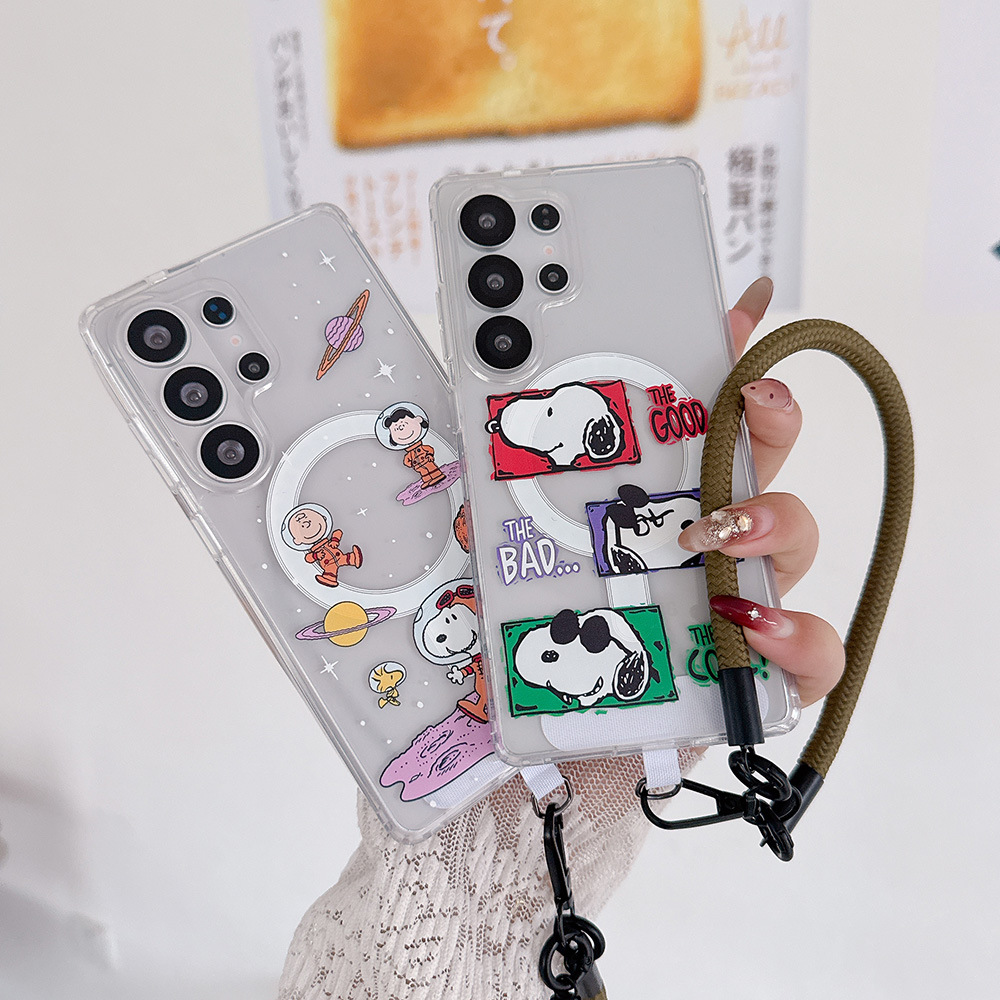 귀여운 만화 스누피 찰리 브라운 마그네틱 Magsafe - Phone Cases Magsafe 리뷰 및 가격